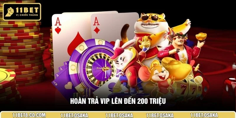 Hoàn trả VIP lên đến 200 triệu